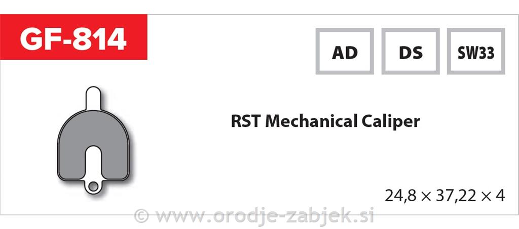 Zavorne ploščice zmes AD GOLDFREN