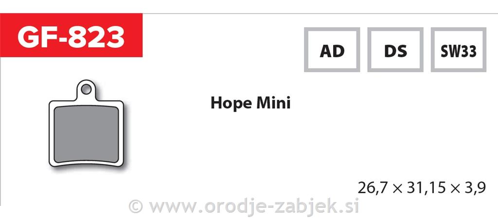 Zavorne ploščice zmes SW33 GOLDFREN
