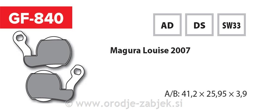 Zavorne ploščice zmes AD GOLDFREN