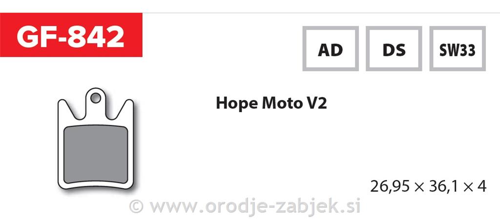 Zavorne ploščice zmes SW33 GOLDFREN