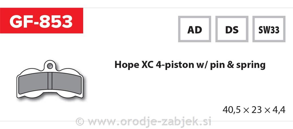 Zavorne ploščice zmes SW33 GOLDFREN