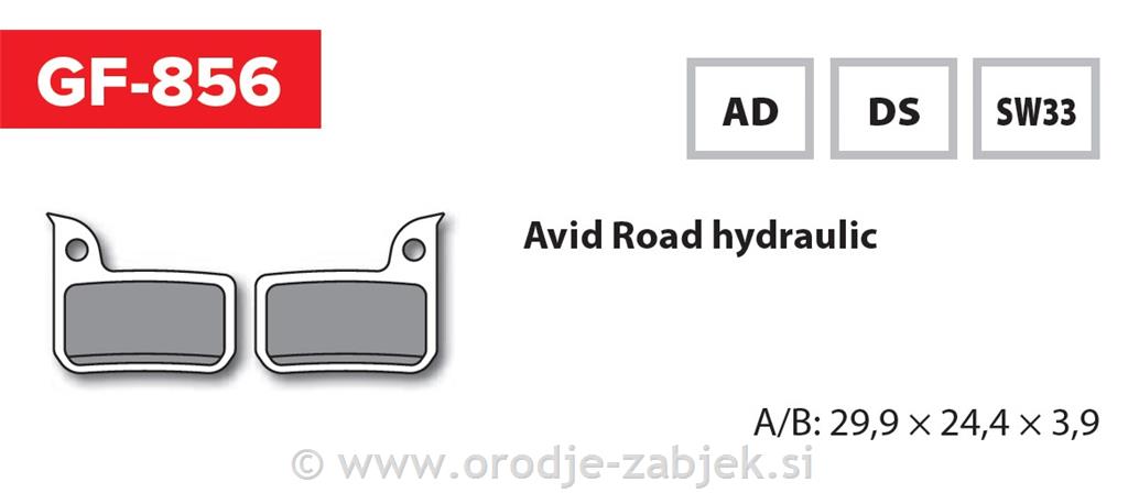 Zavorne ploščice zmes AD GOLDFREN