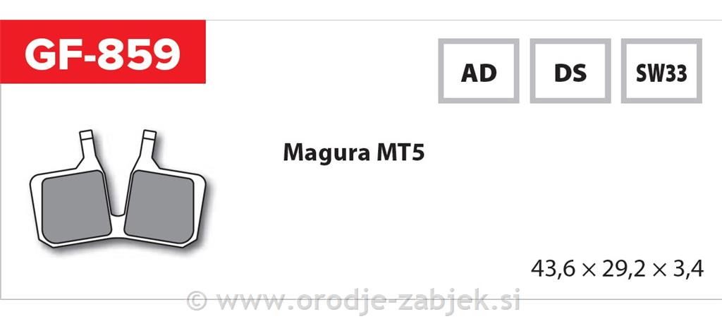 Zavorne ploščice zmes SW33 GOLDFREN