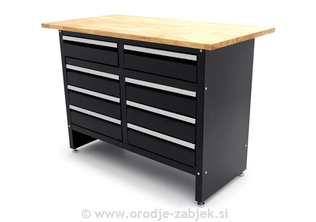 Delovna miza z 8 predali 120 cm HB