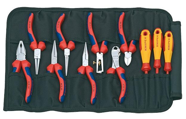Set električnih klešč in izvijačev 00 19 41 KNIPEX