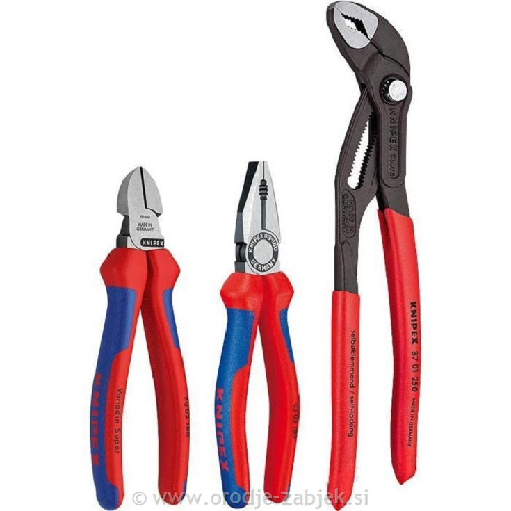 3-delni set klešč 00 20 09 V01 KNIPEX