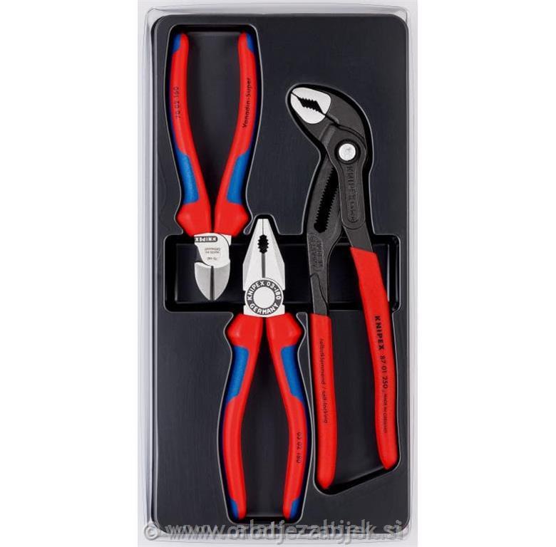 3-delni set klešč 00 20 09 V01 KNIPEX