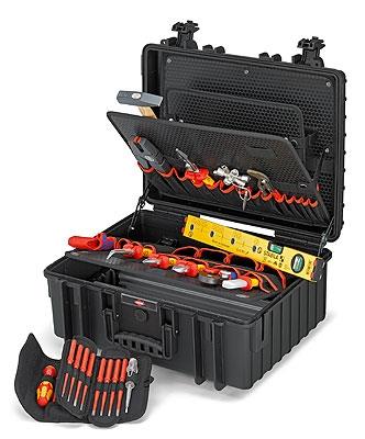 26-delni robustni in vodoodporni kovček za električarje 00 21 36 KNIPEX