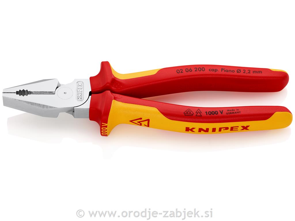 VDE kombinirane klešče 02 06 200 KNIPEX