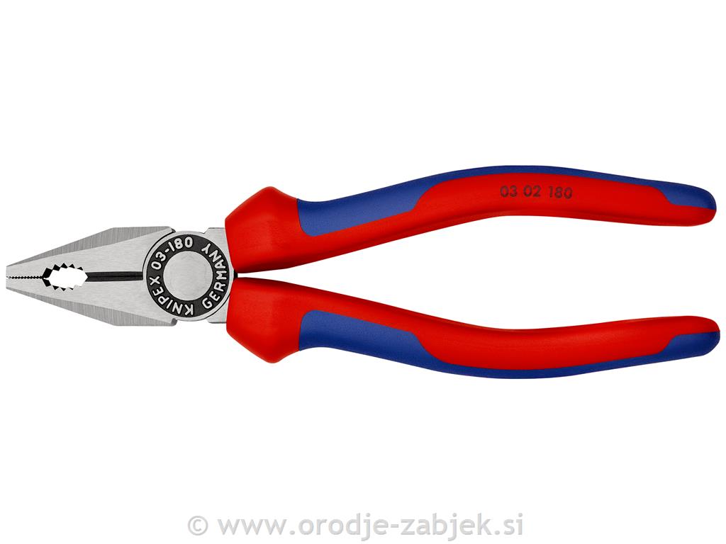 Kombinirane kromirane klešče 03 02 180 KNIPEX