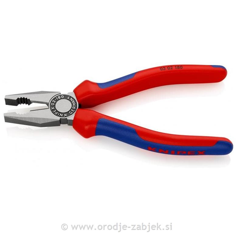 Kombinirane kromirane klešče 03 02 180 KNIPEX