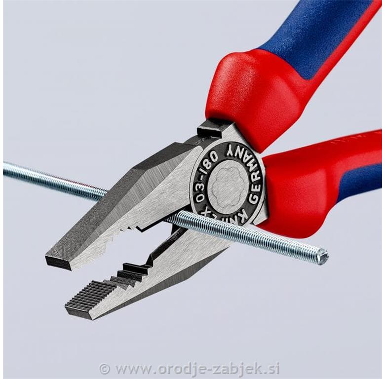 Kombinirane kromirane klešče 03 02 180 KNIPEX