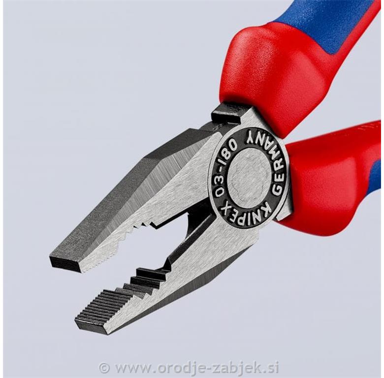 Kombinirane kromirane klešče 03 02 180 KNIPEX