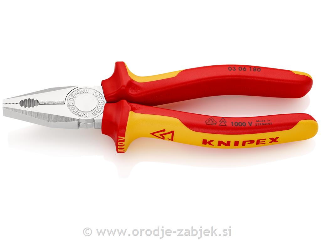 VDE kombinirane klešče 03 06 180 KNIPEX