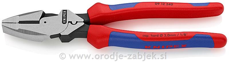 Polirane kombinirane klešče 09 12 240 KNIPEX