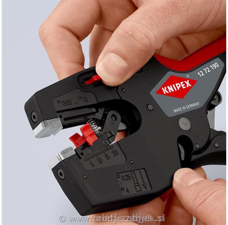 Avtomatske klešče za snemanje izolacije NexStrip KNIPEX