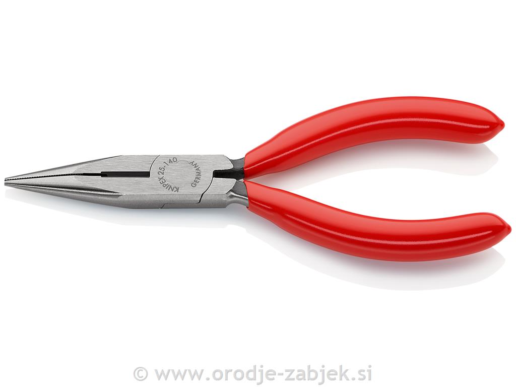 Polokrogle klešče za elektroniko 25 01 140 KNIPEX