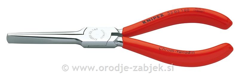 Klešče s ploščato čeljustjo 33 03 160 KNIPEX