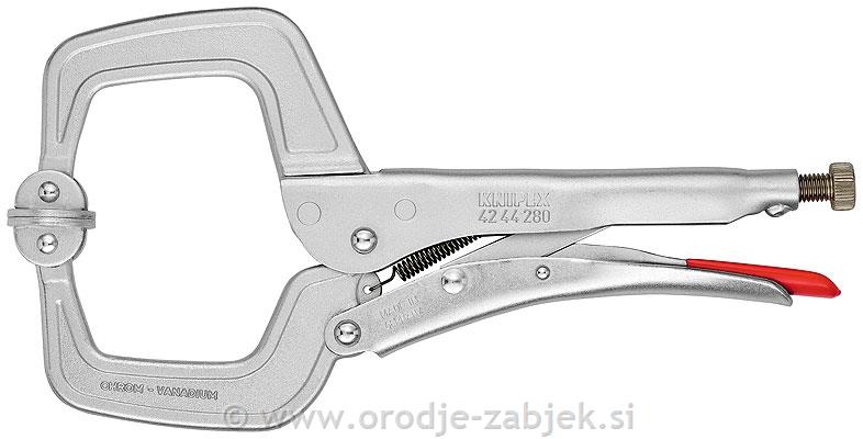 Grip klešče v obliki C 42 44 280 KNIPEX