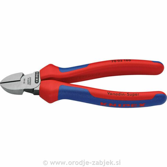 Kromirane stranske ščipalne klešče 70 02 160 KNIPEX