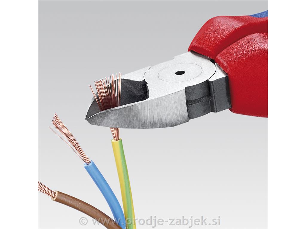 Kromirane stranske ščipalne klešče 70 02 160 KNIPEX