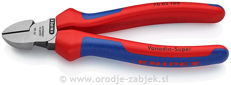 Kromirane stranske ščipalne klešče KNIPEX