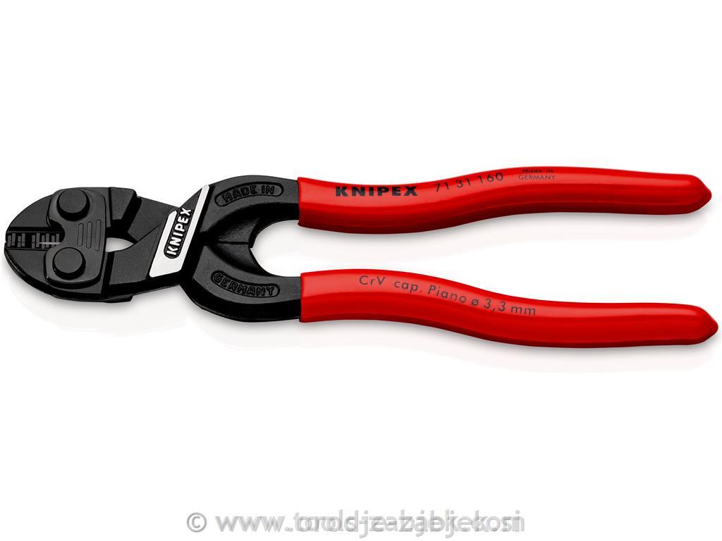 CoBolt® S Kompaktne ščipalke vijakov z vdolbino v rezalnem robu 71 31 160 KNIPEX