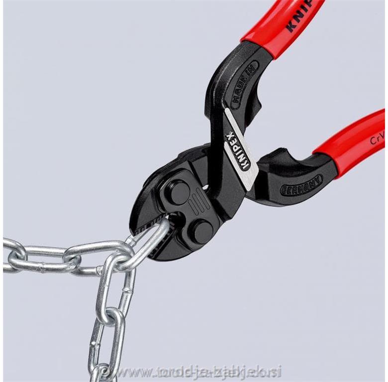 CoBolt® S Kompaktne ščipalke vijakov z vdolbino v rezalnem robu 71 31 160 KNIPEX