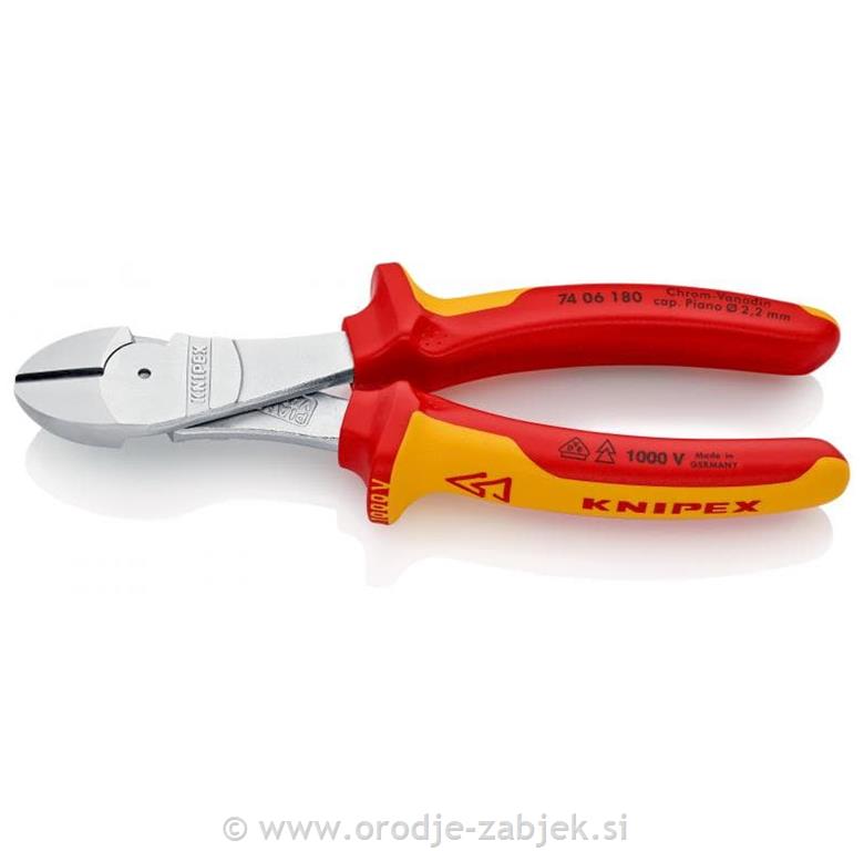 VDE ščipalke 180mm 74 06 180 KNIPEX