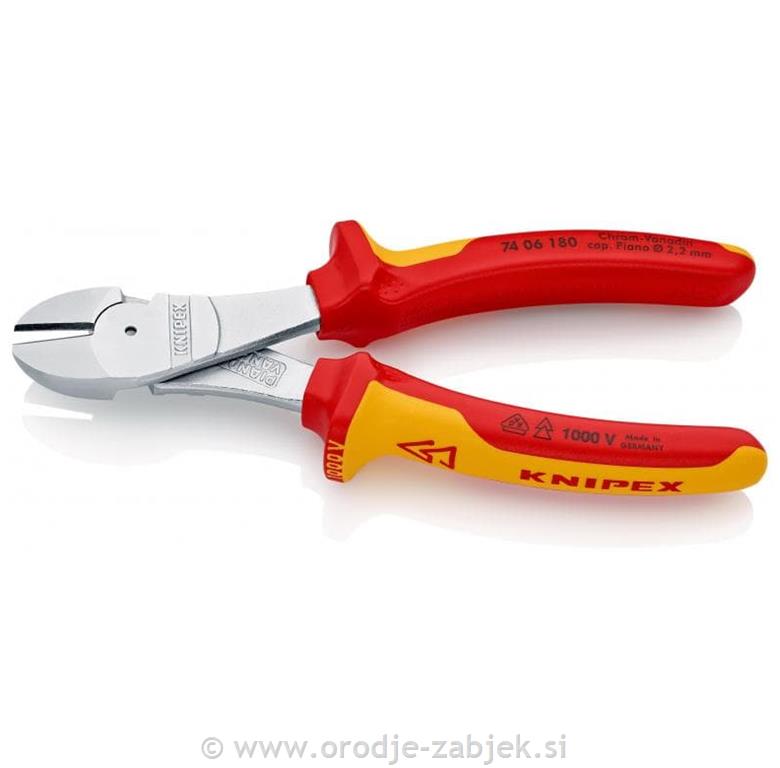 VDE ščipalke 180mm 74 06 180 KNIPEX