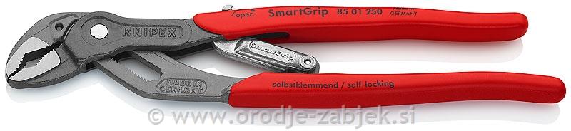 Vodovodne klešče z avtomatsko nastavitvijo SmartGrip 85 01 250 KNIPEX