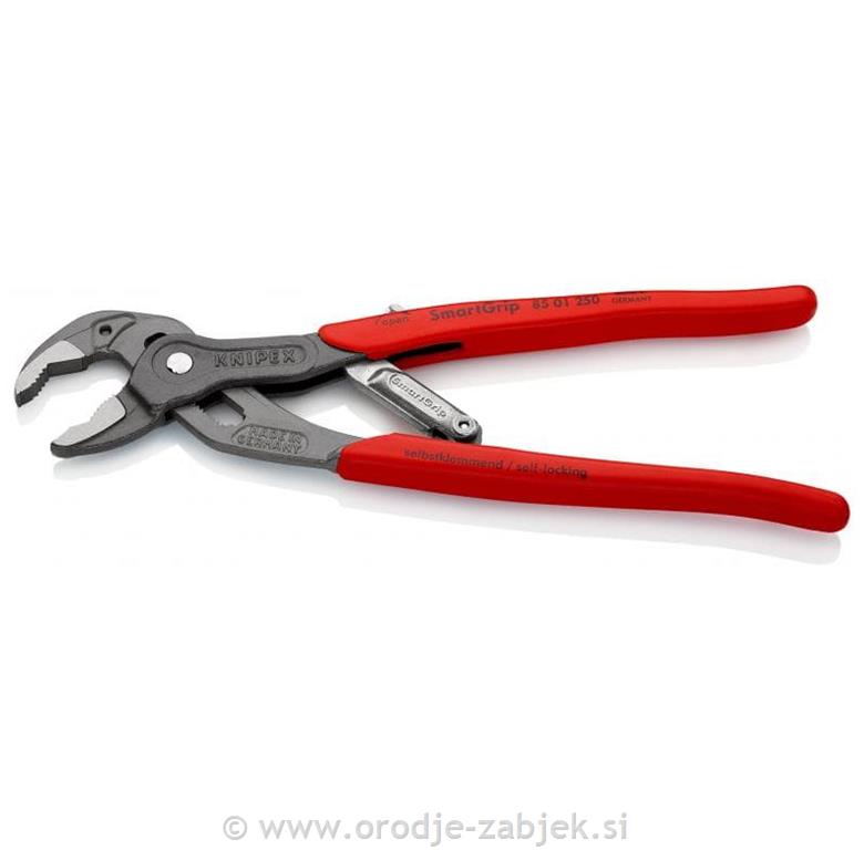 Vodovodne klešče z avtomatsko nastavitvijo SmartGrip 85 01 250 KNIPEX