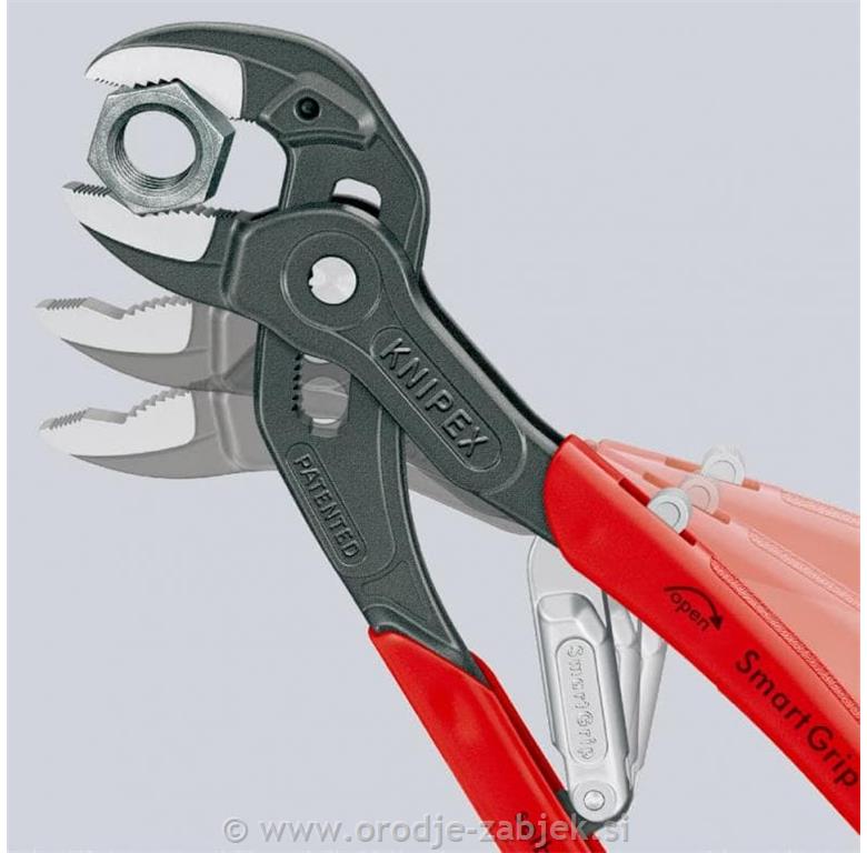 Vodovodne klešče z avtomatsko nastavitvijo SmartGrip 85 01 250 KNIPEX