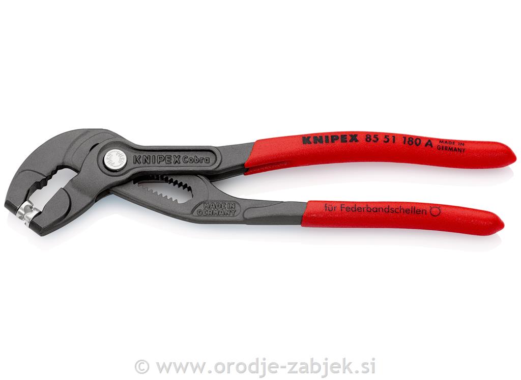 Klešče za vzmetne objemke 85 51 180 A KNIPEX