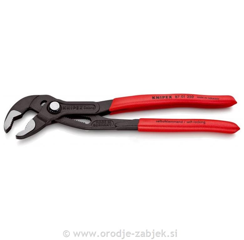 Vodovodne klešče COBRA 87 01 250 KNIPEX