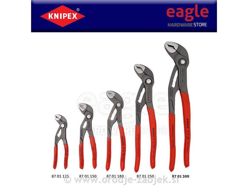 Vodovodne klešče COBRA KNIPEX