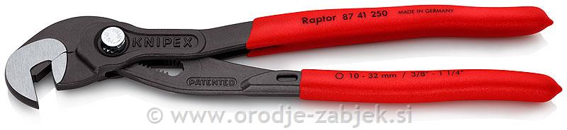 Večnamenske nastavljive klešče za matice RAPTOR 87 41 250 KNIPEX