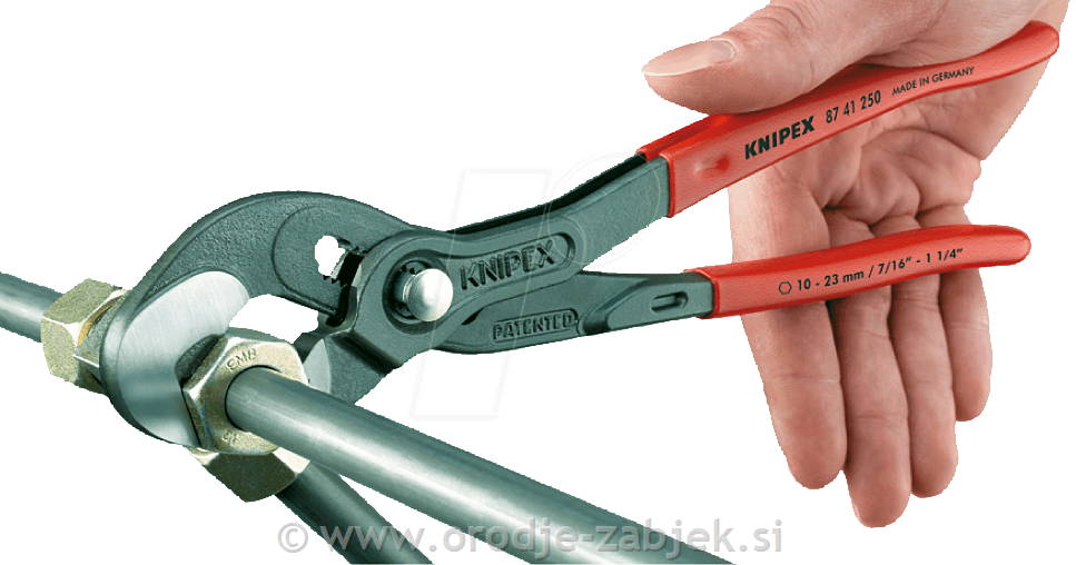 Večnamenske nastavljive klešče za matice RAPTOR 87 41 250 KNIPEX