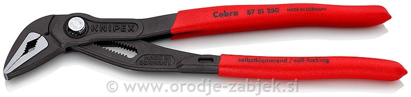 Tanke vodovodne klešče Cobra 87 51 250 KNIPEX
