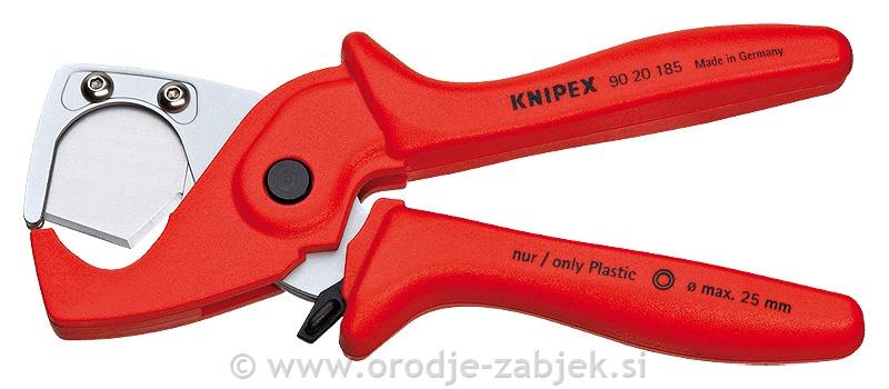 Rezalnik plastičnih cevi 90 20 185 KNIPEX