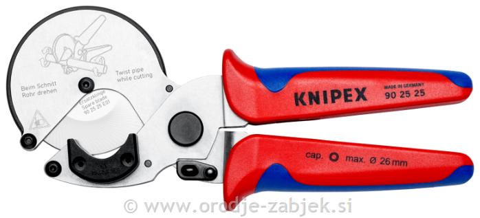 Klešče za rezanje plastičnih cevi KNIPEX