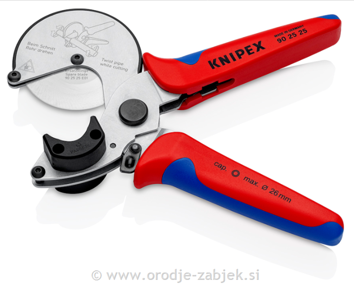 Klešče za rezanje plastičnih cevi KNIPEX