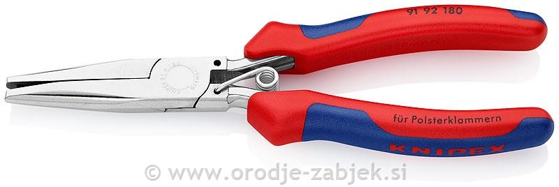 Klešče za oblazinjenje 91 92 180 KNIPEX