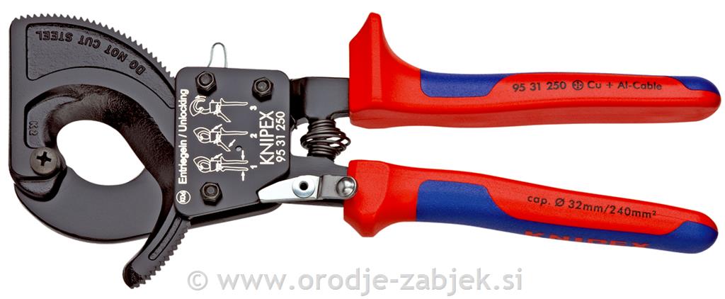 Klešče za rezanje kablov 95 31 250 KNIPEX