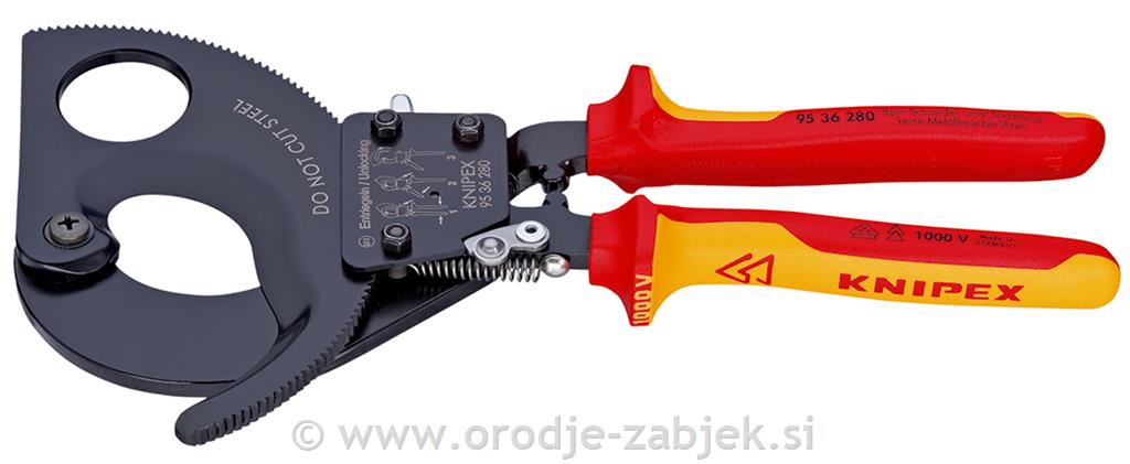 Klešče za rezanje kablov 95 36 280 KNIPEX