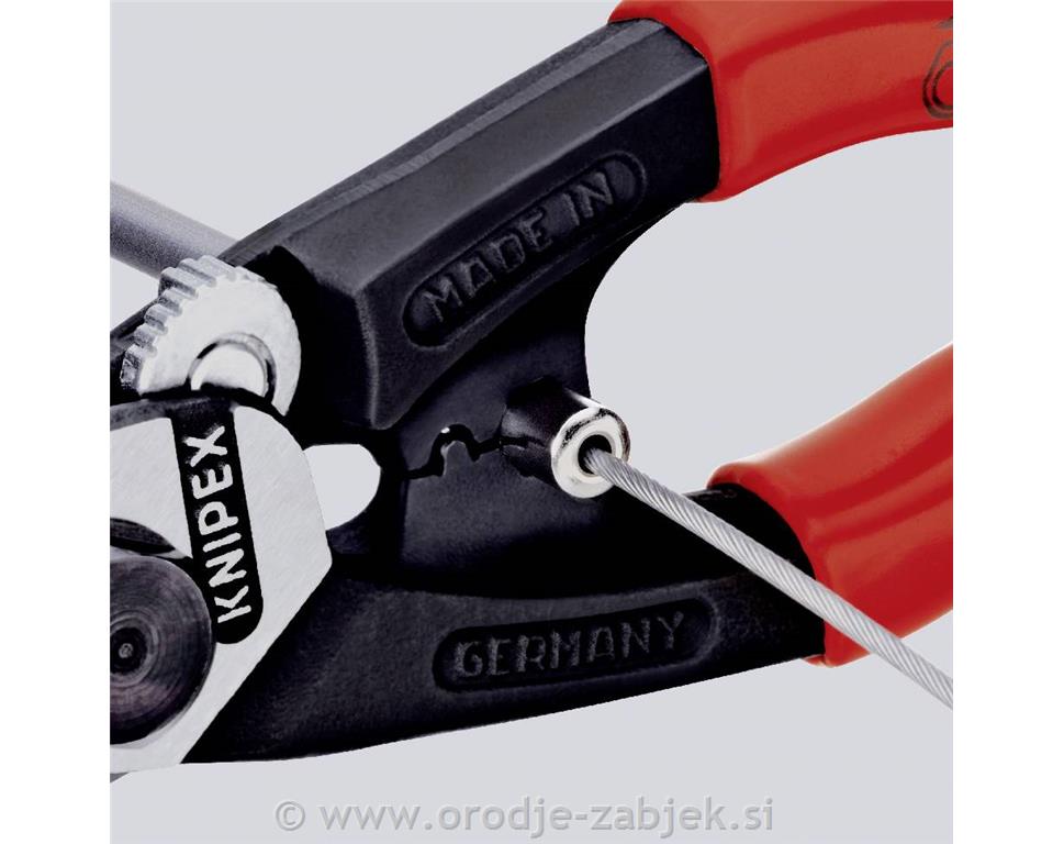 Klešče ščipalke za jekleno žico 95 61 190 KNIPEX