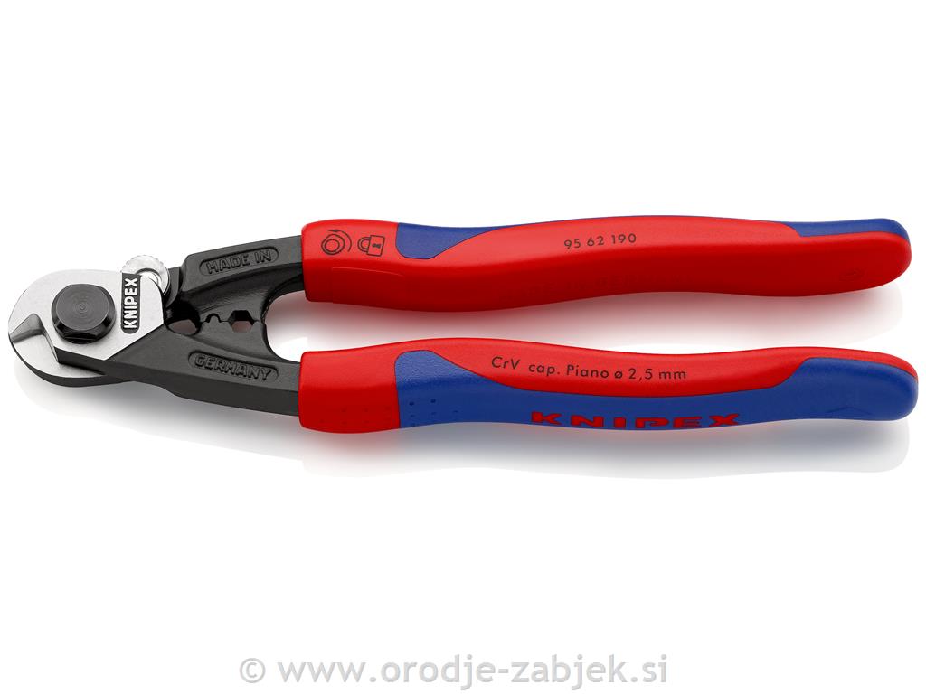 Kovane klešče za žične vrvi 95 62 190 KNIPEX