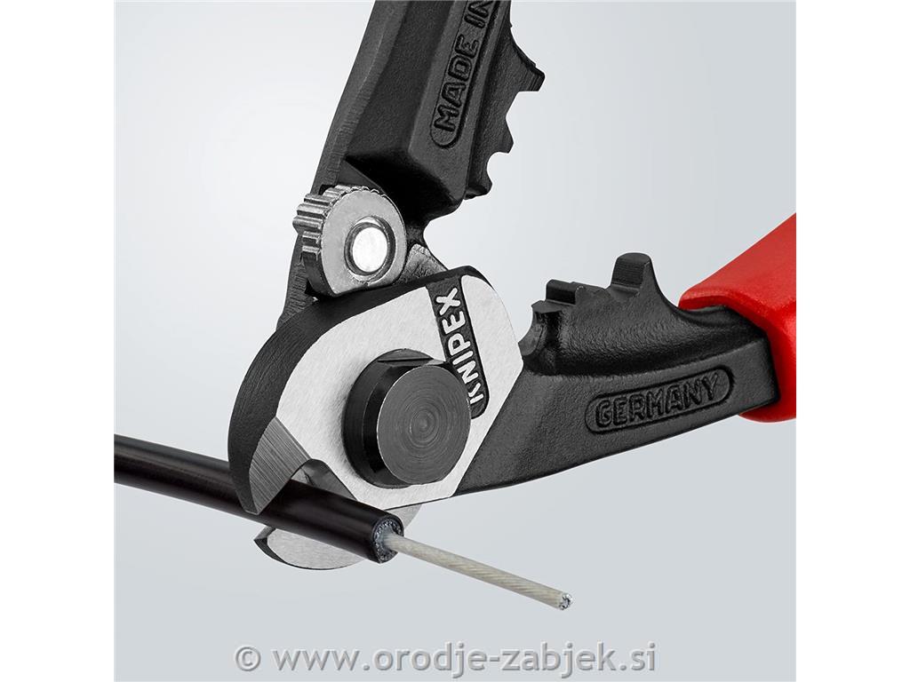 Kovane klešče za žične vrvi 95 62 190 KNIPEX