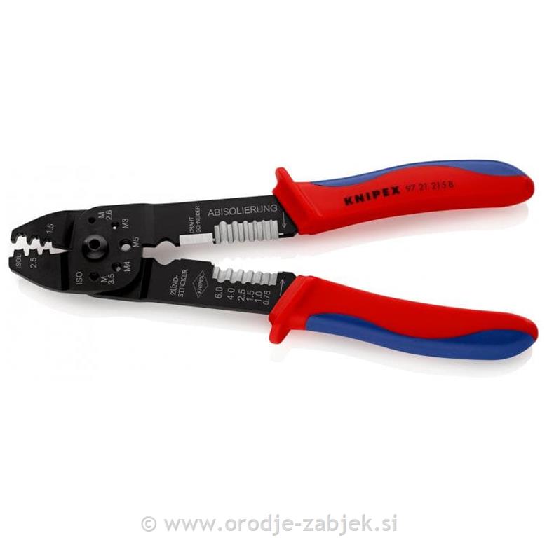 Klešče za kabelske končnike 97 21 215B KNIPEX