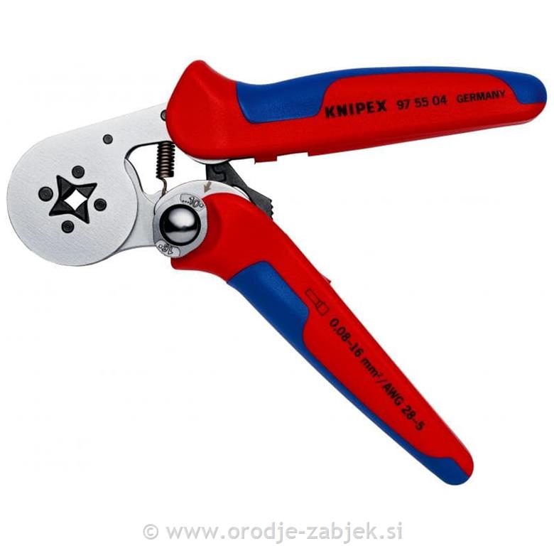 Klešče za kabeljske končnike 97 55 04 KNIPEX